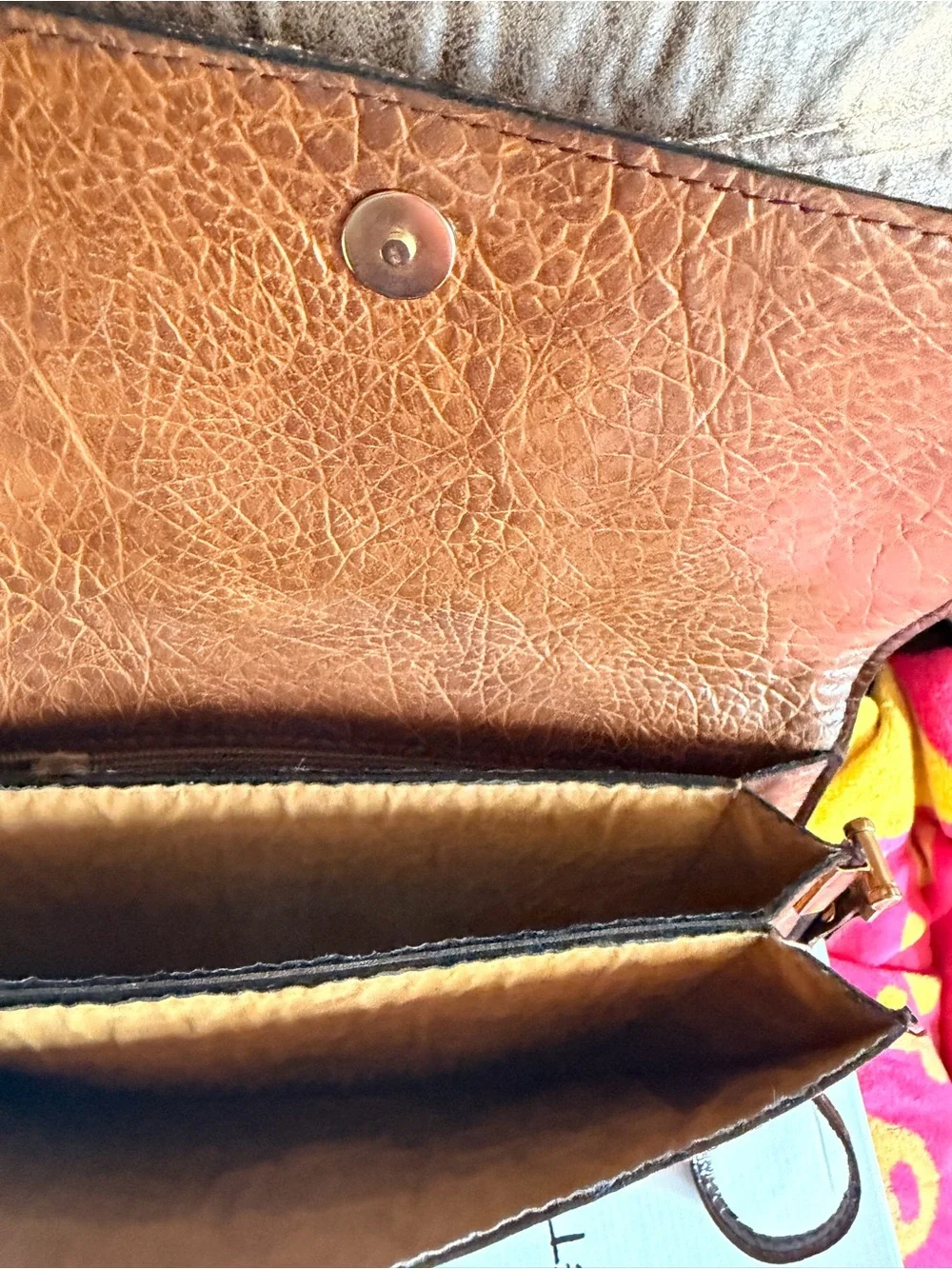 Genuine Elephant and crocodile ,Women's Tan Croc-Embossed Leather Shoulder